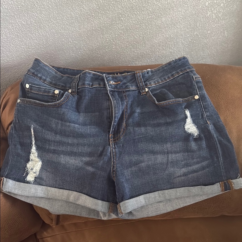 Blue Denim Women's Shorts